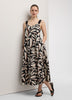 Sleeveless Maxi Dress with Contrast Straps