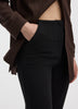 Slim-Leg High-Rise Capri Pants
