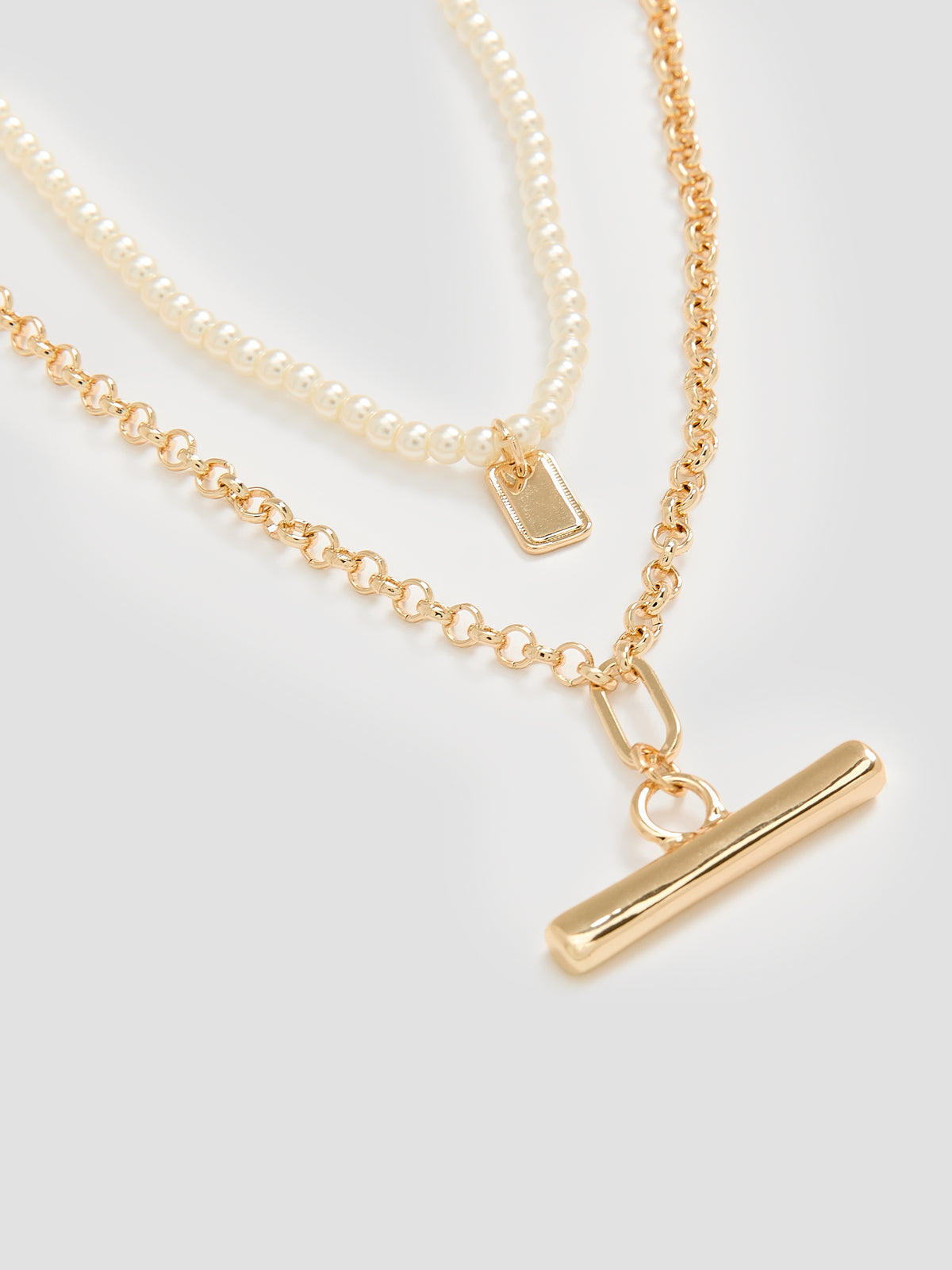 Double-Layer Short Necklace