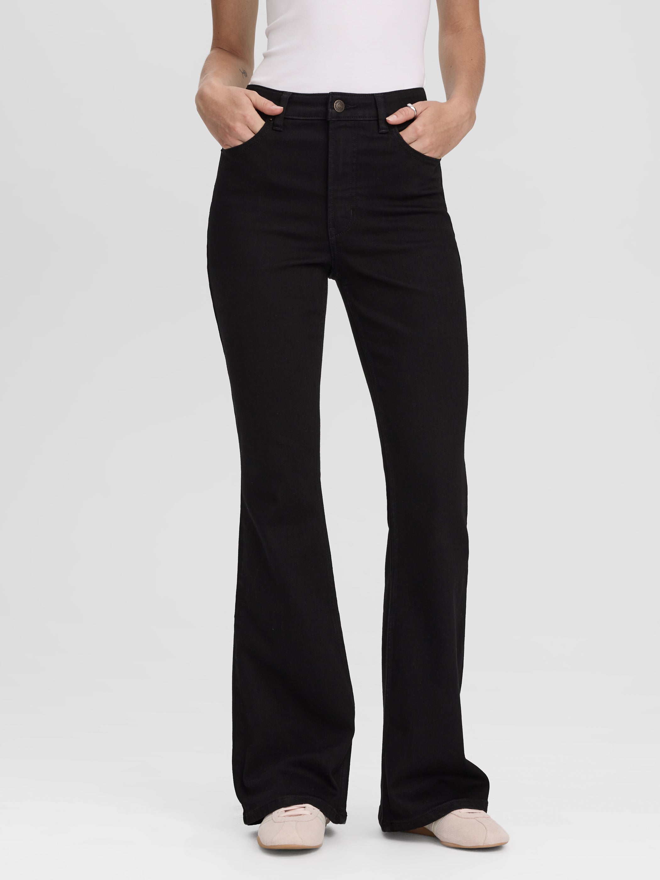 Flare-Leg High-Rise Jean