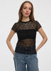 Short-Sleeve Lace Top