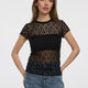 Short-Sleeve Lace Top