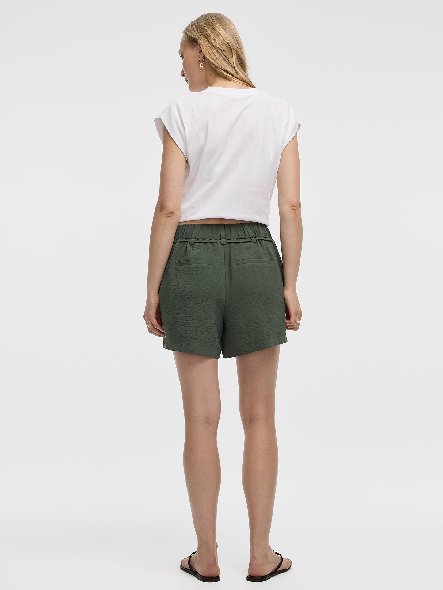 High-Rise Pull-On Shorts