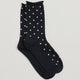 Dotted Bamboo Viscose Crew Socks