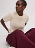 Short-Sleeve Crew-Neck Pullover