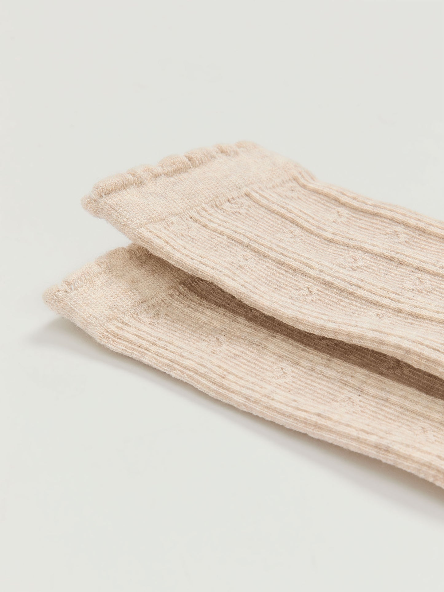 Heart Pointelle Crew Socks