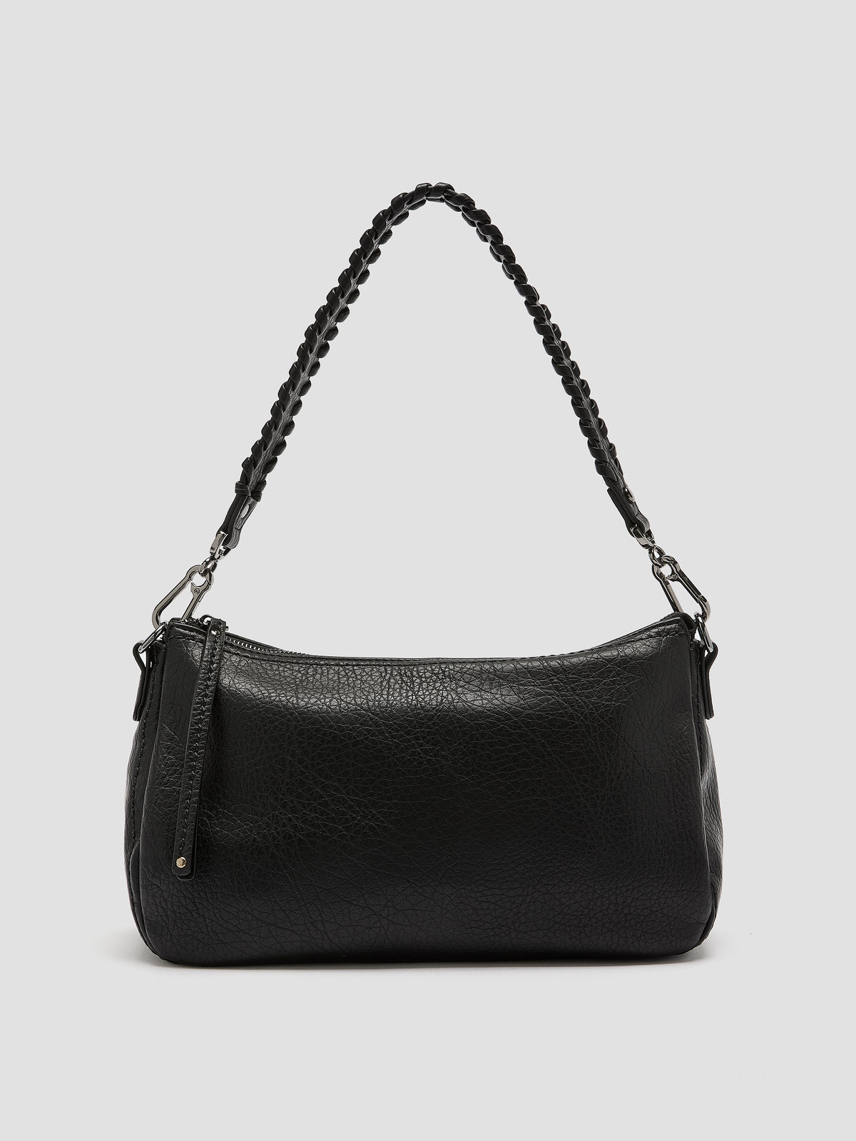 Faux-Leather Shoulder Bag