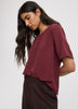 Crew-Neck T-Shirt Blouse
