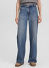 Wide-Leg Mid-Rise Jean