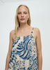 Sleeveless Square-Neck Maxi Dress