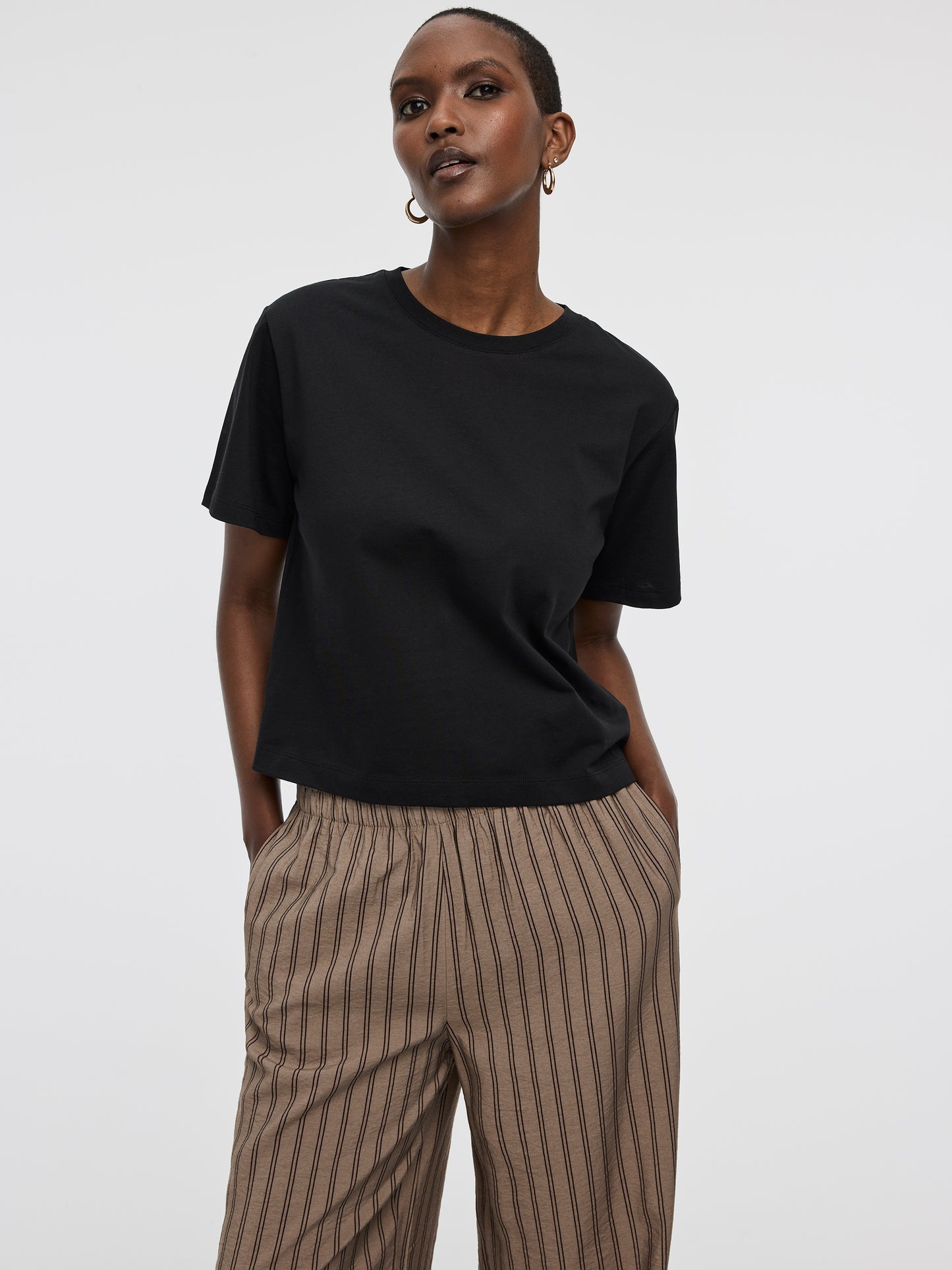 Crew-Neck Boxy T-Shirt