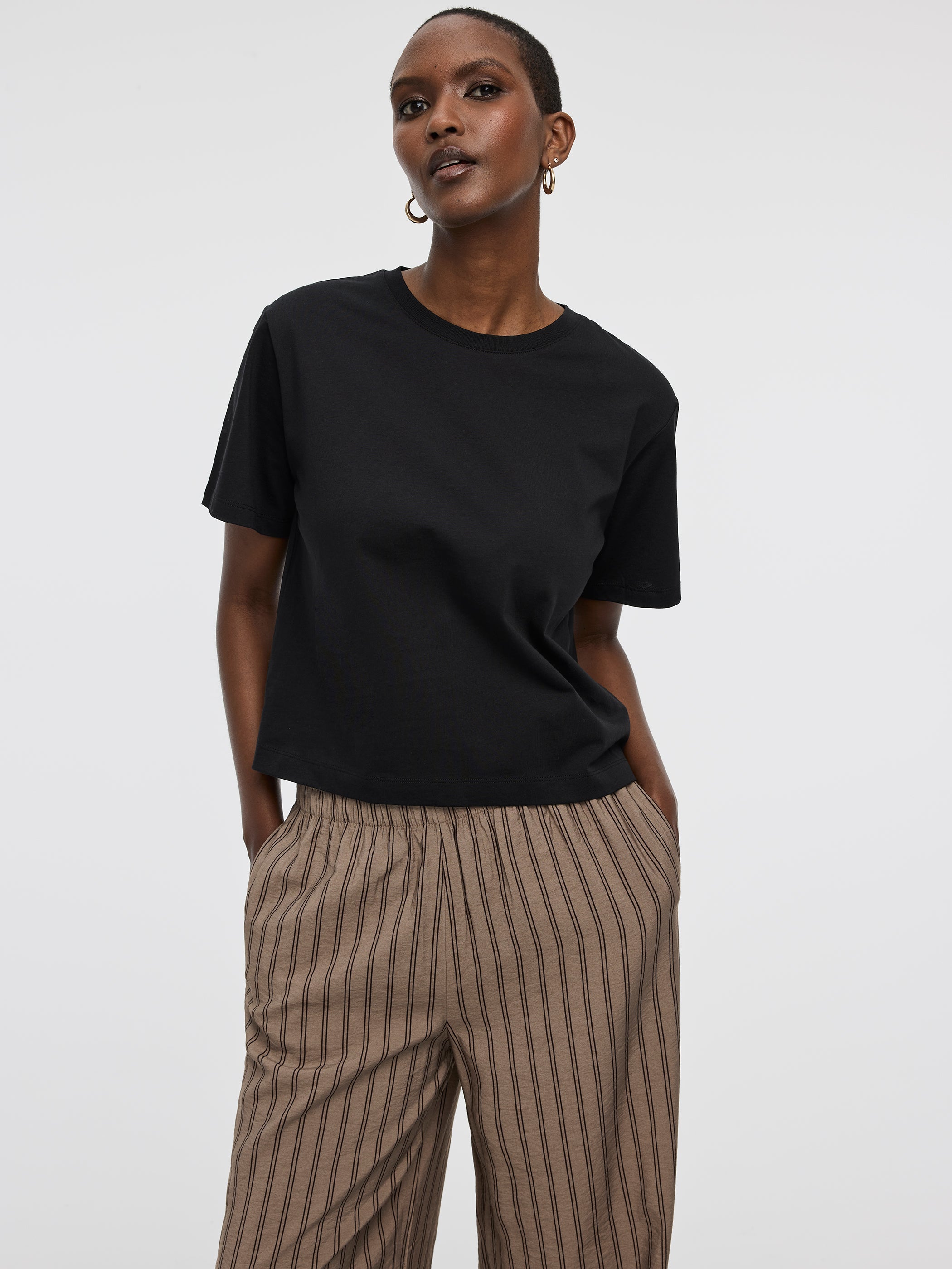 Crew-Neck Boxy T-Shirt