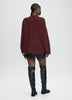 Long-Sleeve Mock-Neck Wool-Blend Sweater