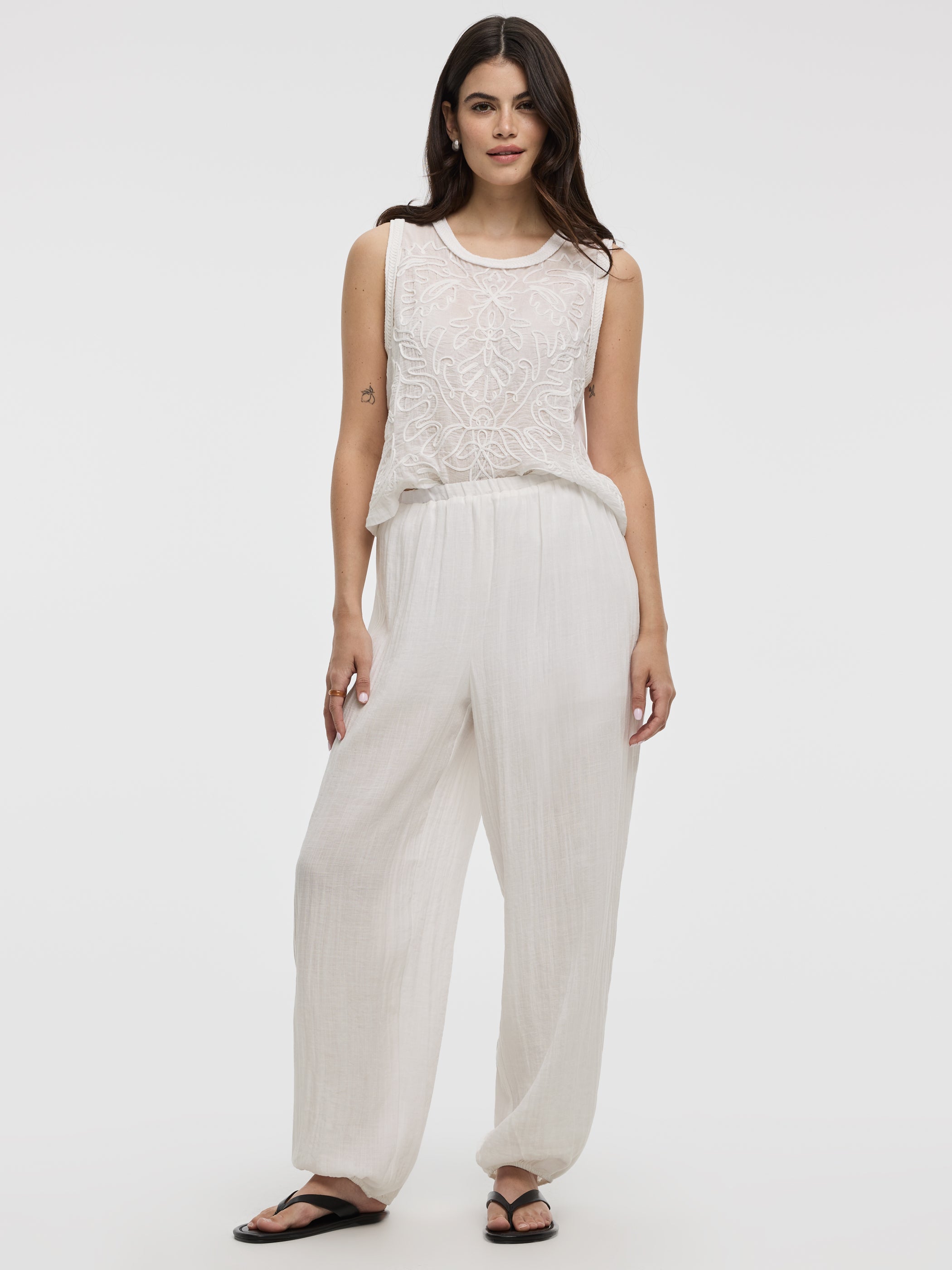 High-Rise Harem Pull-On Pant
