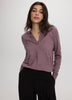 Long-Sleeve Sweater with Johnny Collar - R Essentials