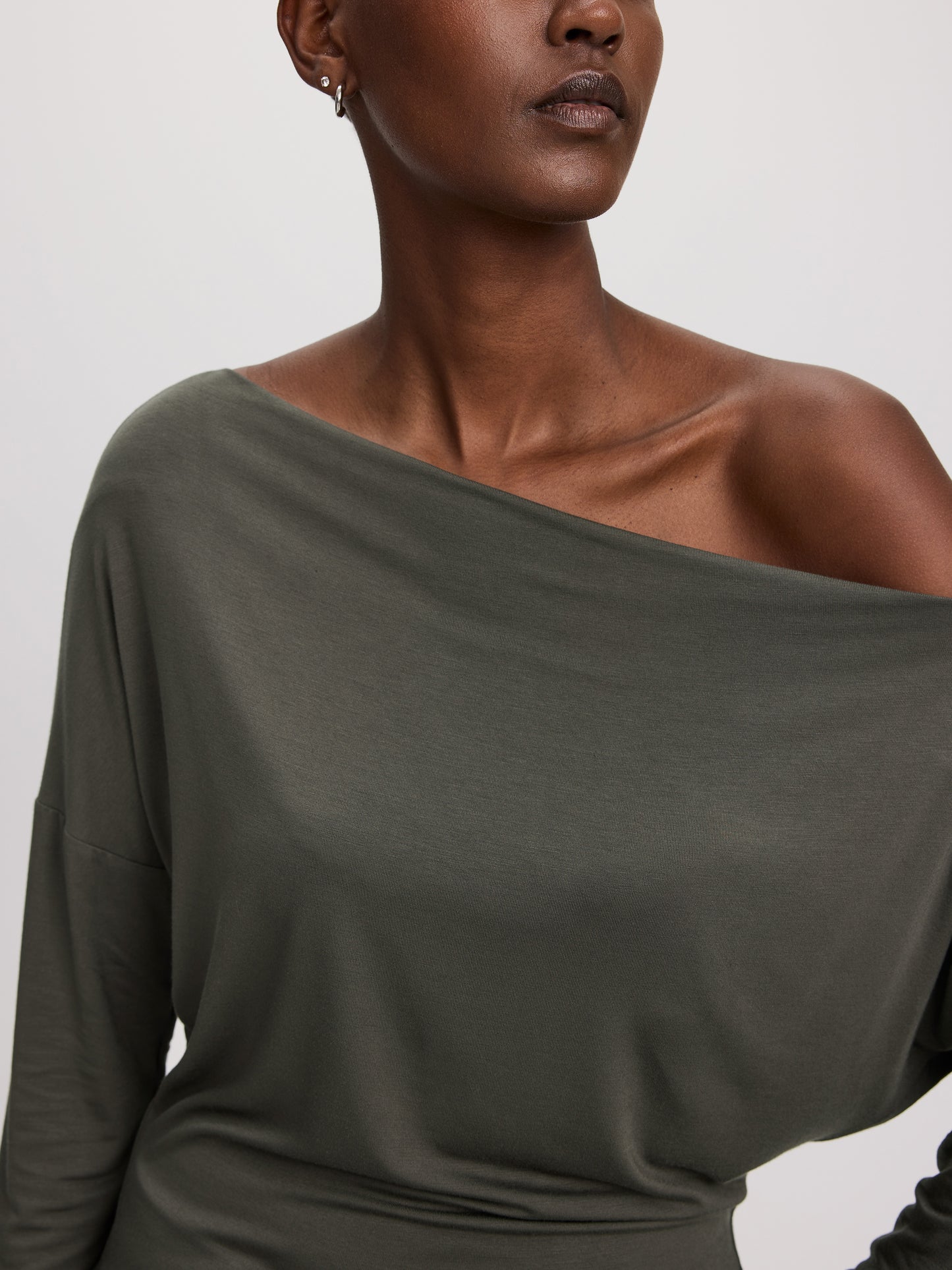Long-Sleeve Off-the-Shoulder Top