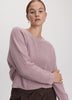 Long-Dolman-Sleeve Crew-Neck Pullover