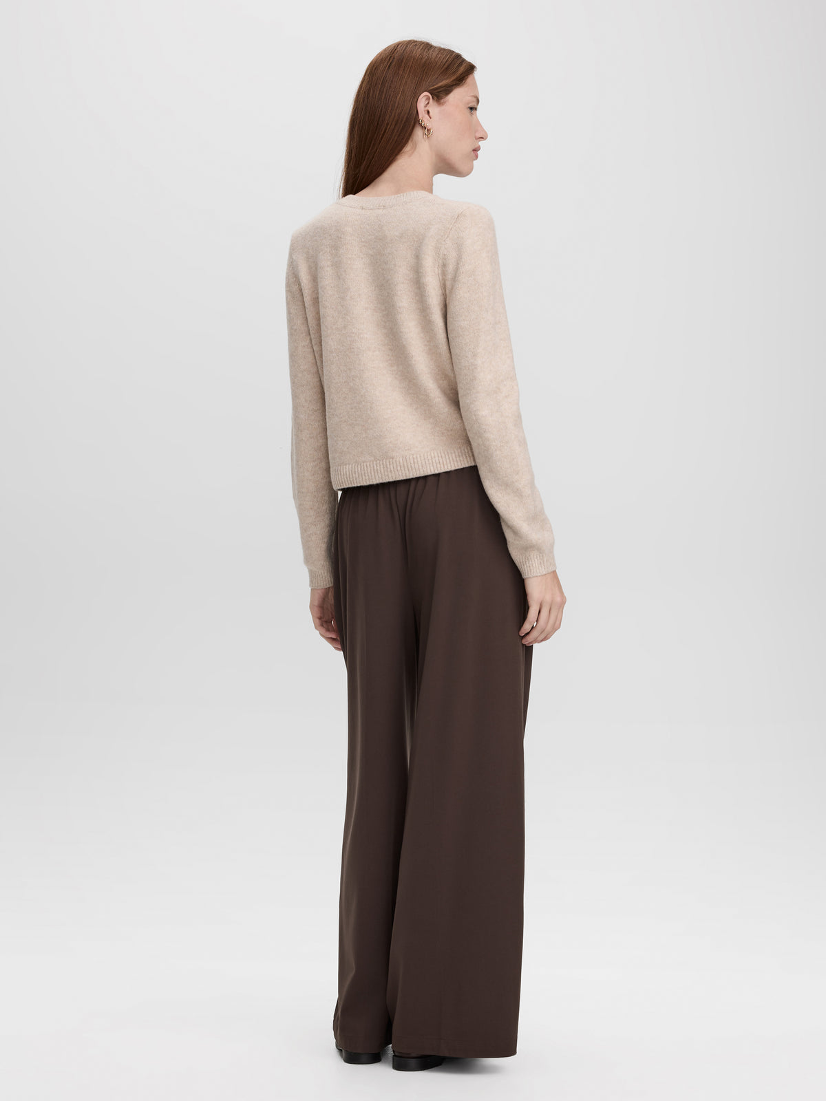 Crew-Neck Cardigan