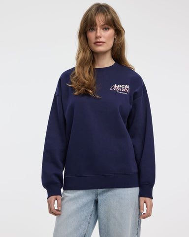 Long-Sleeve Crew-Neck Fleece Sweatshirt | Regular | Reitmans