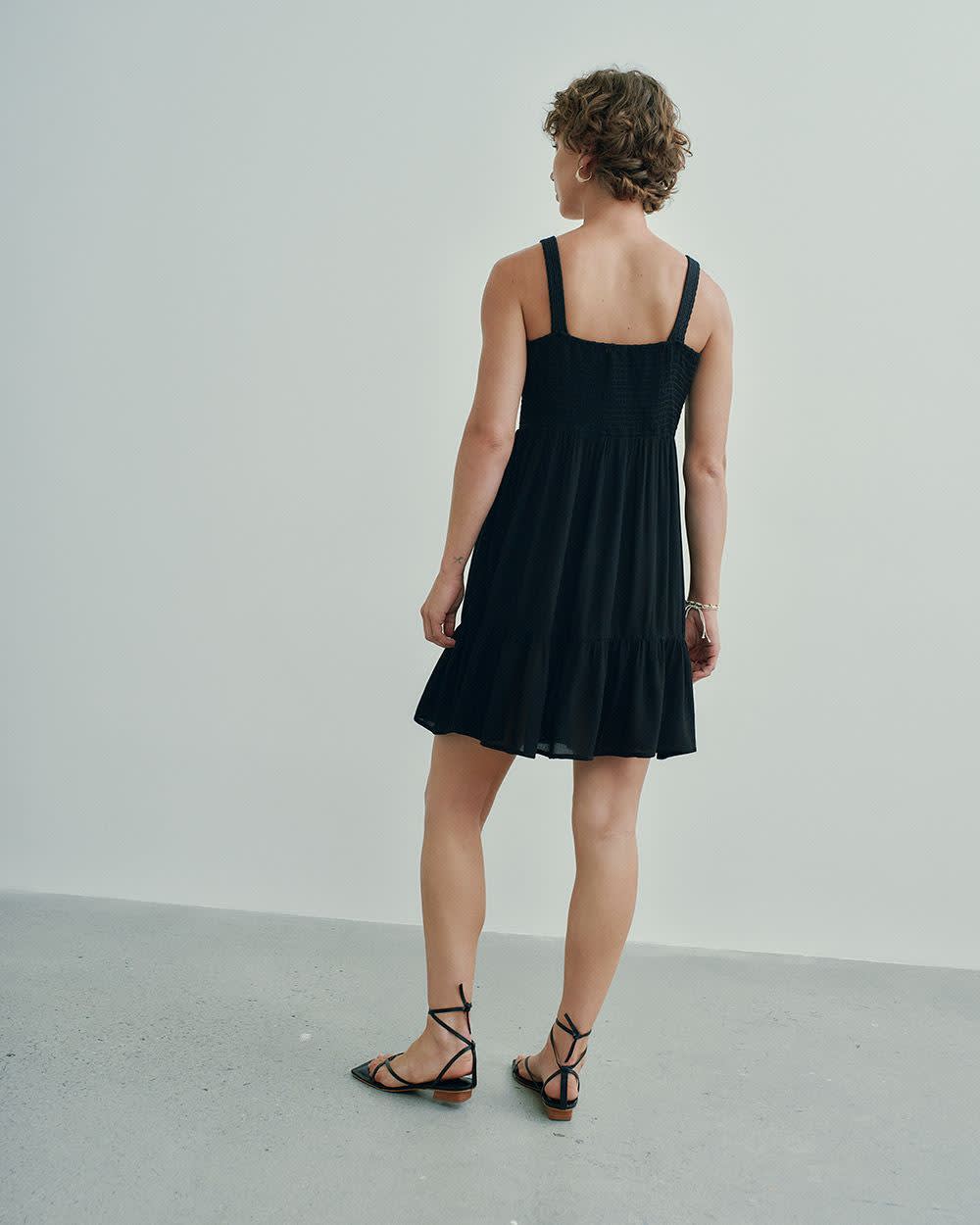 Sleeveless Fit-and-Flare Dress -Toni Fifi. X Reitmans