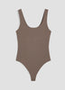 Sleeveless Scoop-Neck Bodysuit