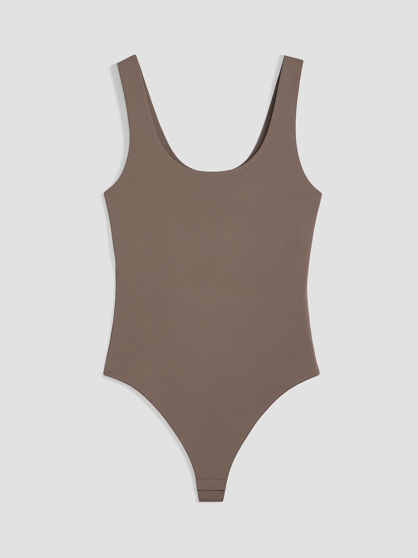 Sleeveless Scoop-Neck Bodysuit