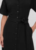 Short-Sleeve Midi Shirtdress