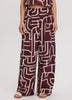 Wide-Leg High-Rise Pull-On Pant