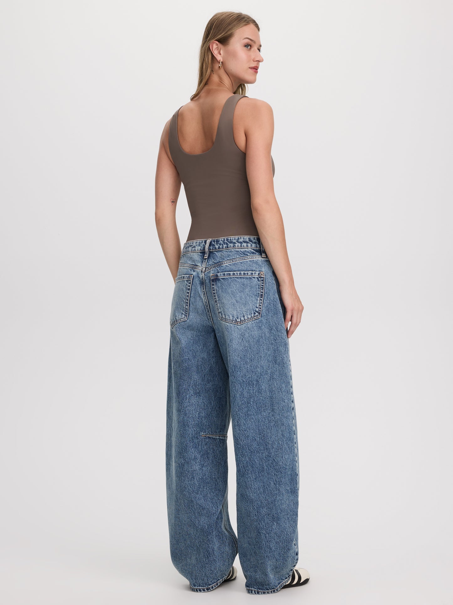 Sleeveless Scoop-Neck Bodysuit
