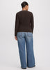 Long-Sleeve Crew-Neck Ribbed T-Shirt - R Essentials
