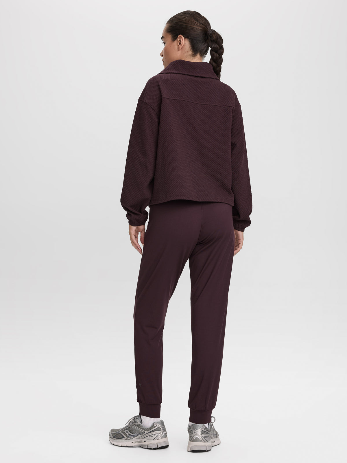 Half-Zip Textured Pullover - Hyba