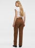 Mid-Rise Straight-Leg Cuffed Chino Pants