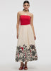 Pleated Maxi Skirt