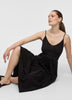 Sleeveless V-Neck Midi Dress