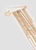 Brooch with Chain Pendants
