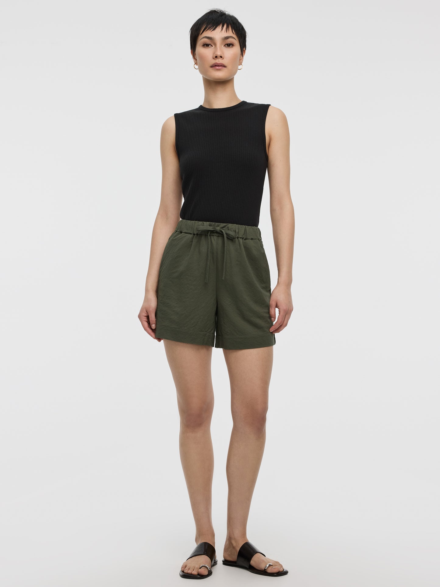 Short à enfiler en tricot 