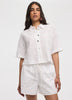 Embroidered Shorts with Elastic Waistband