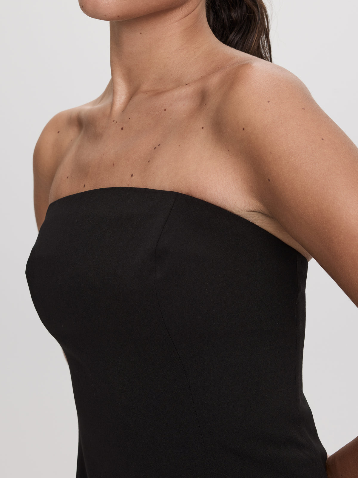 Sleeveless Bustier Top