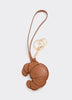 Faux Leather Croissant Bag Charm