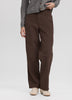 Mid-Rise Baggy Cotton Pants