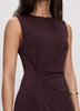 Sleeveless Midi Fitted Dress