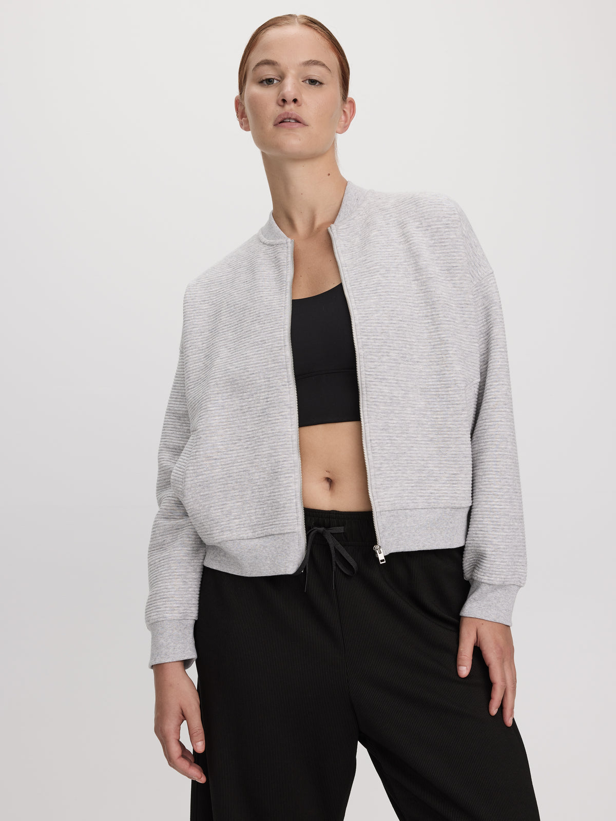 Jacquard Bomber Jacket - Hyba