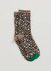 Crew Socks with Cheetah Print