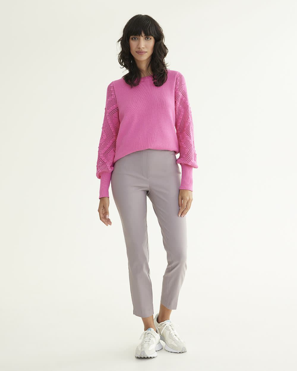 Slim-Leg High-Rise Ankle Pant - The Iconic (R)