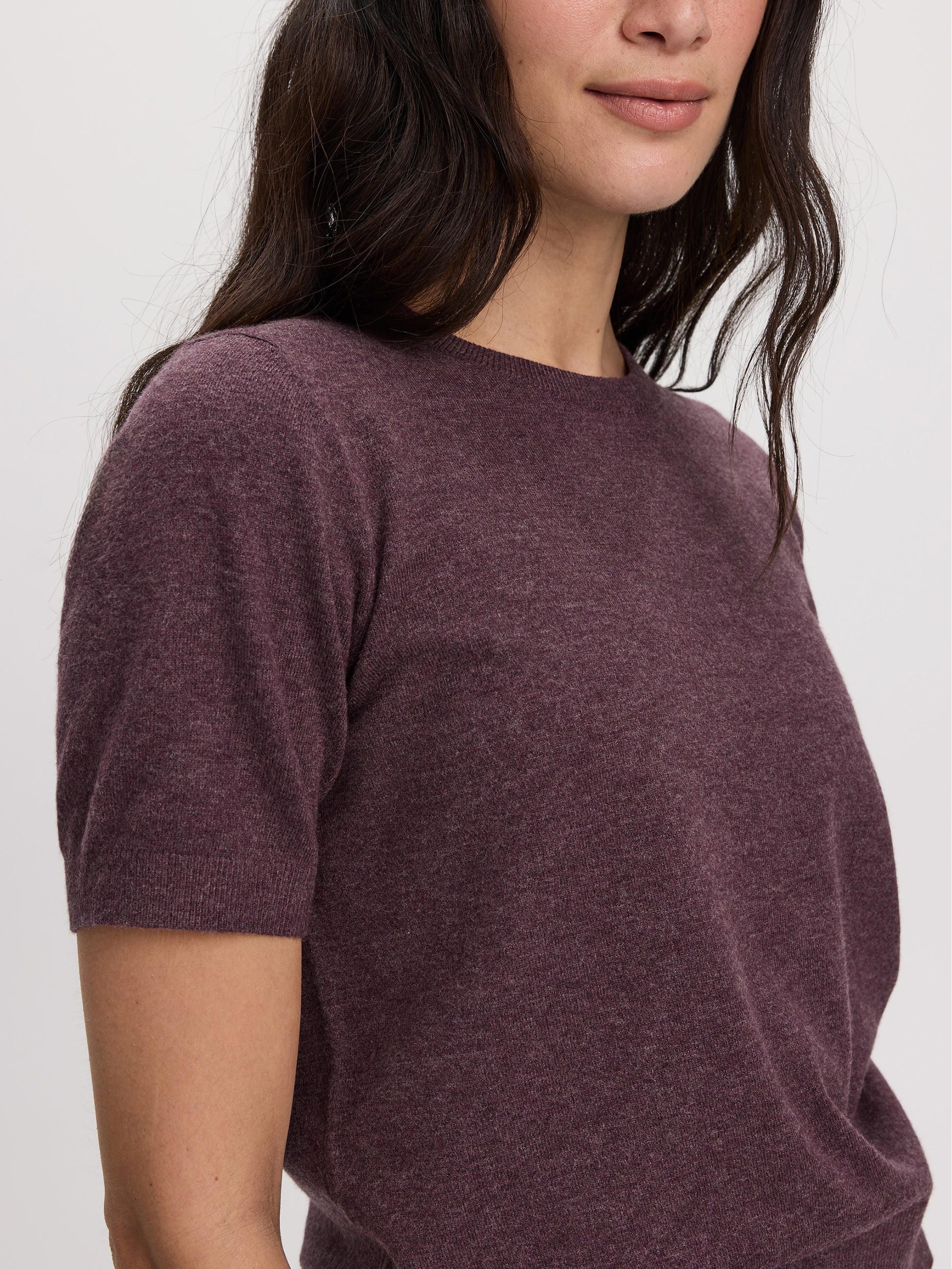 Short-Sleeve Crew-Neck Sweater - R Essentials
