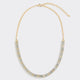 Two-Tone Metallic Short Necklace