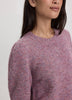 Elbow-Sleeve Crew-Neck Sweater