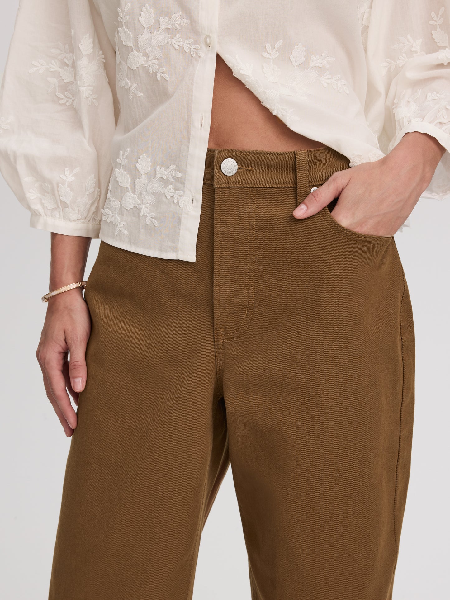 High-Rise Barrel Pant