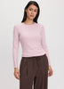 Long-Sleeve Crew-Neck Ribbed T-Shirt - R Essentials
