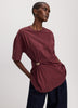Crew-Neck T-Shirt with Metal Ring
